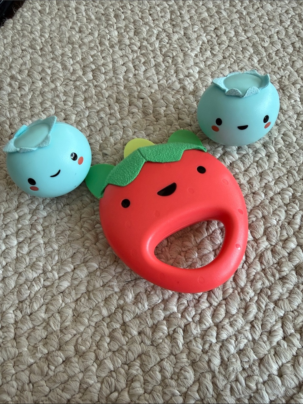 Farmstand Berry Cute musical Toy  - Red and Light Blue